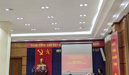 Hội nghị cán bộ, công chức năm 2021 tại Viện KSND quận Cầu Giấy và Viện...